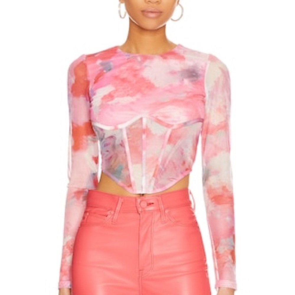 Bardot Lena Mesh Corset top